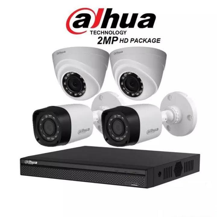 Caméra de surveillance Dahua 2 méga nocturne Hd avec dvr ou Nvr