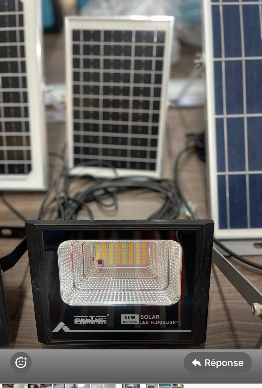 Projecteur solaire 50 w