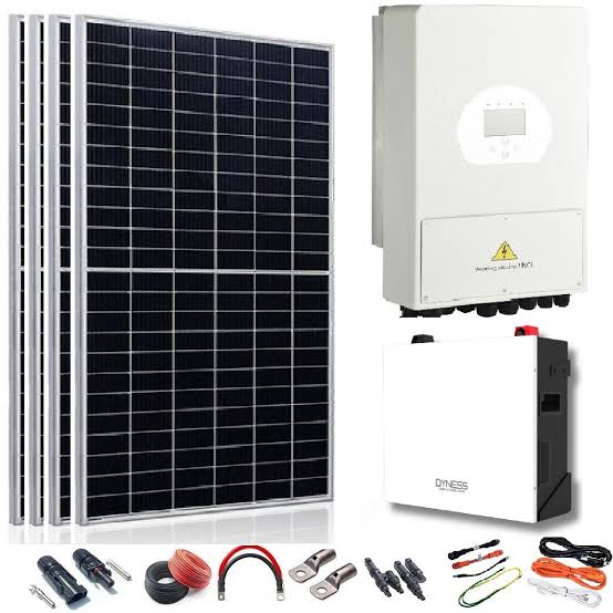 Devis énergie solaire : 1 tele , un réfrigérateur, 3 ventilateur, 10 ampoules