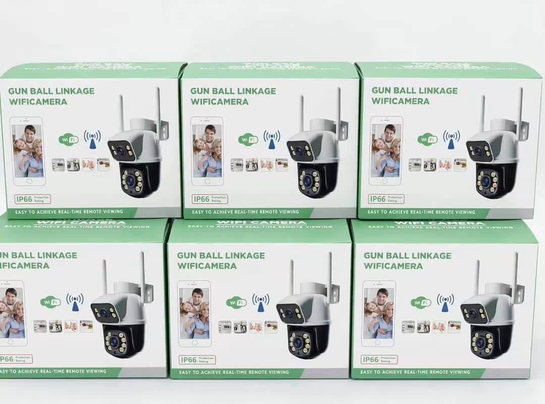 Caméra double objectif wifi